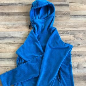 NEW Melanzana W’s Medium Microgrid Hoodie Marine